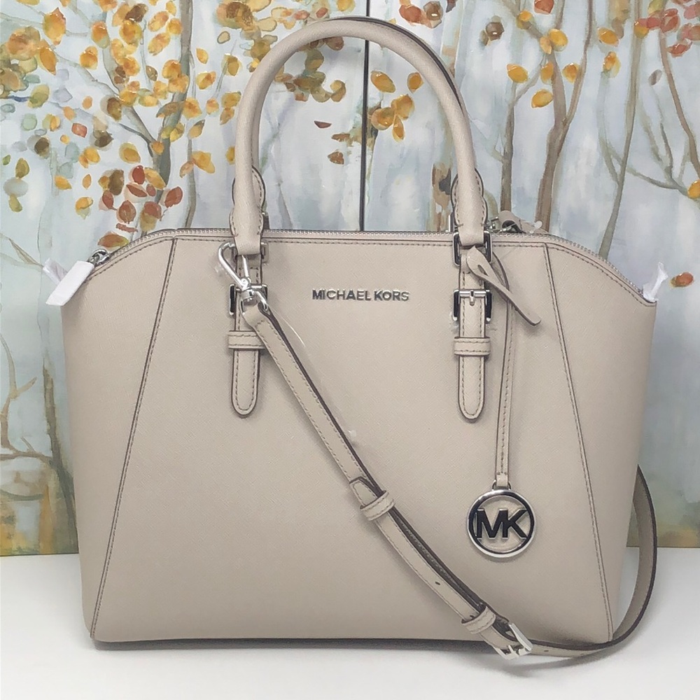 NWT Michael Kors Large Ciara satchel - Picture 2 of 7